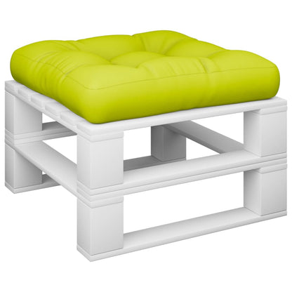 Pallet Cushion Bright Green 50x50x12 cm Fabric