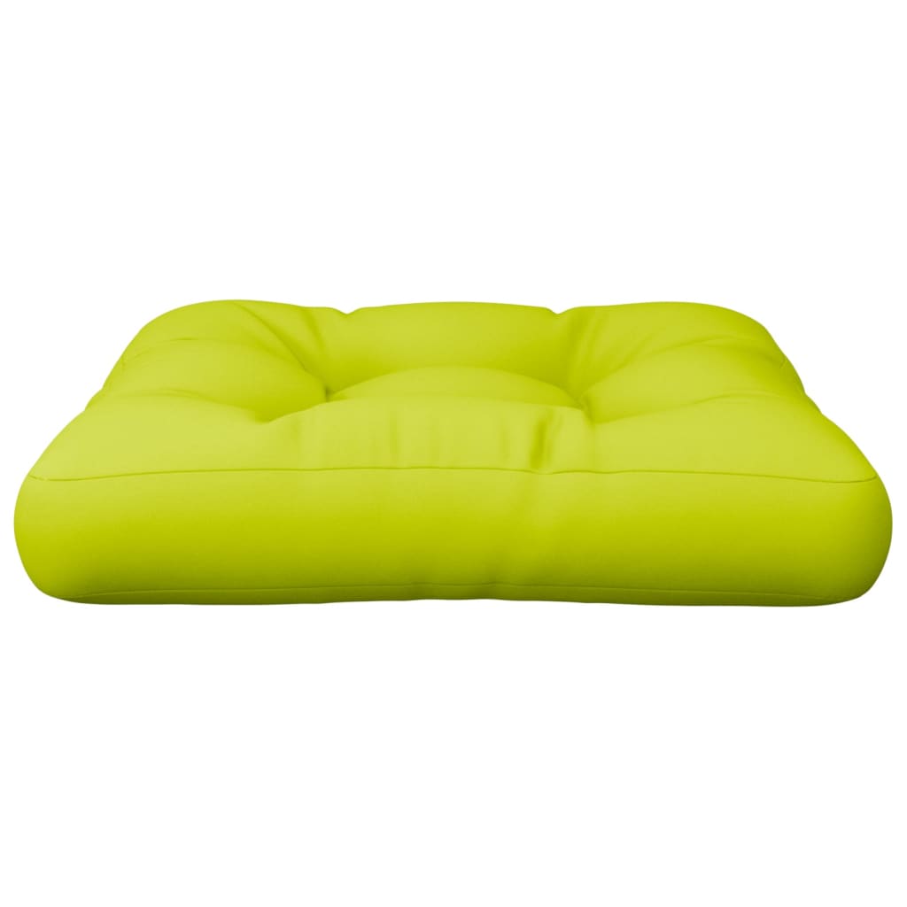 Pallet Cushion Bright Green 50x50x12 cm Fabric