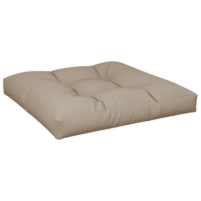 Pallet Cushion Taupe 70x70x12 cm Fabric