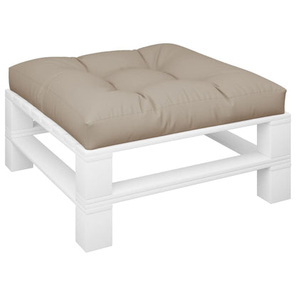 Pallet Cushion Taupe 70x70x12 cm Fabric