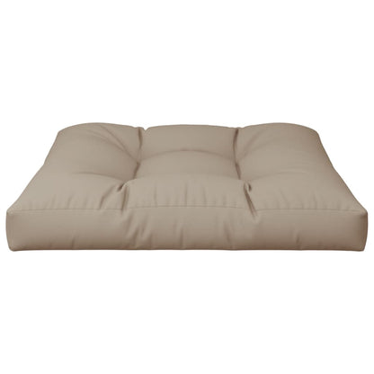 Pallet Cushion Taupe 70x70x12 cm Fabric