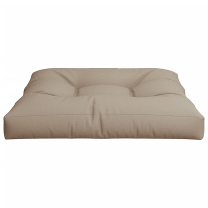 Pallet Cushion Taupe 70x70x12 cm Fabric