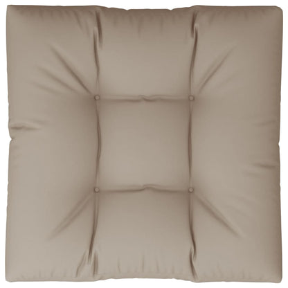 Pallet Cushion Taupe 70x70x12 cm Fabric