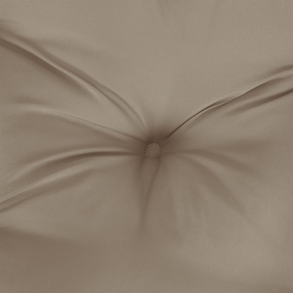 Pallet Cushion Taupe 70x70x12 cm Fabric