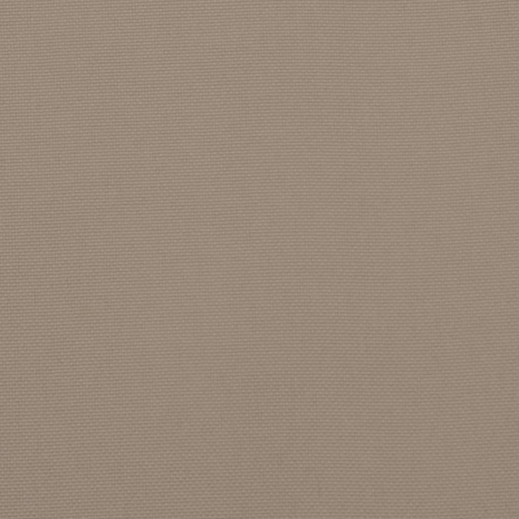 Pallet Cushion Taupe 70x70x12 cm Fabric