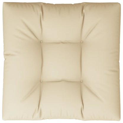 Pallet Cushion Beige 80x80x12 cm Fabric