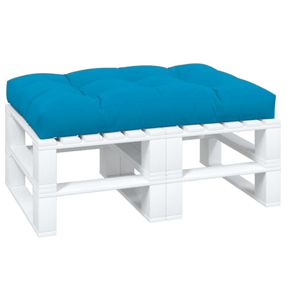Pallet Cushion Blue 120x80x12 cm Fabric
