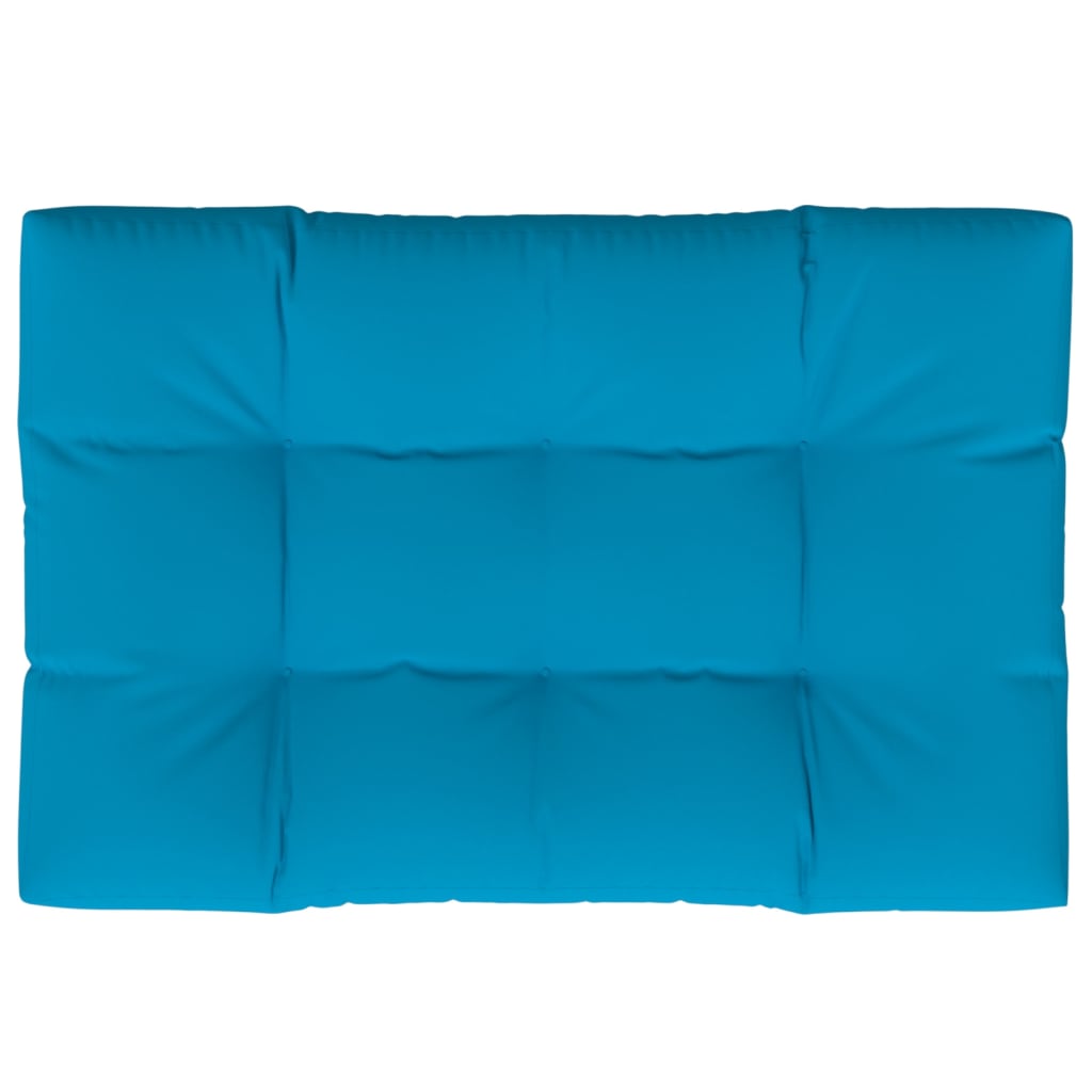 Pallet Cushion Blue 120x80x12 cm Fabric
