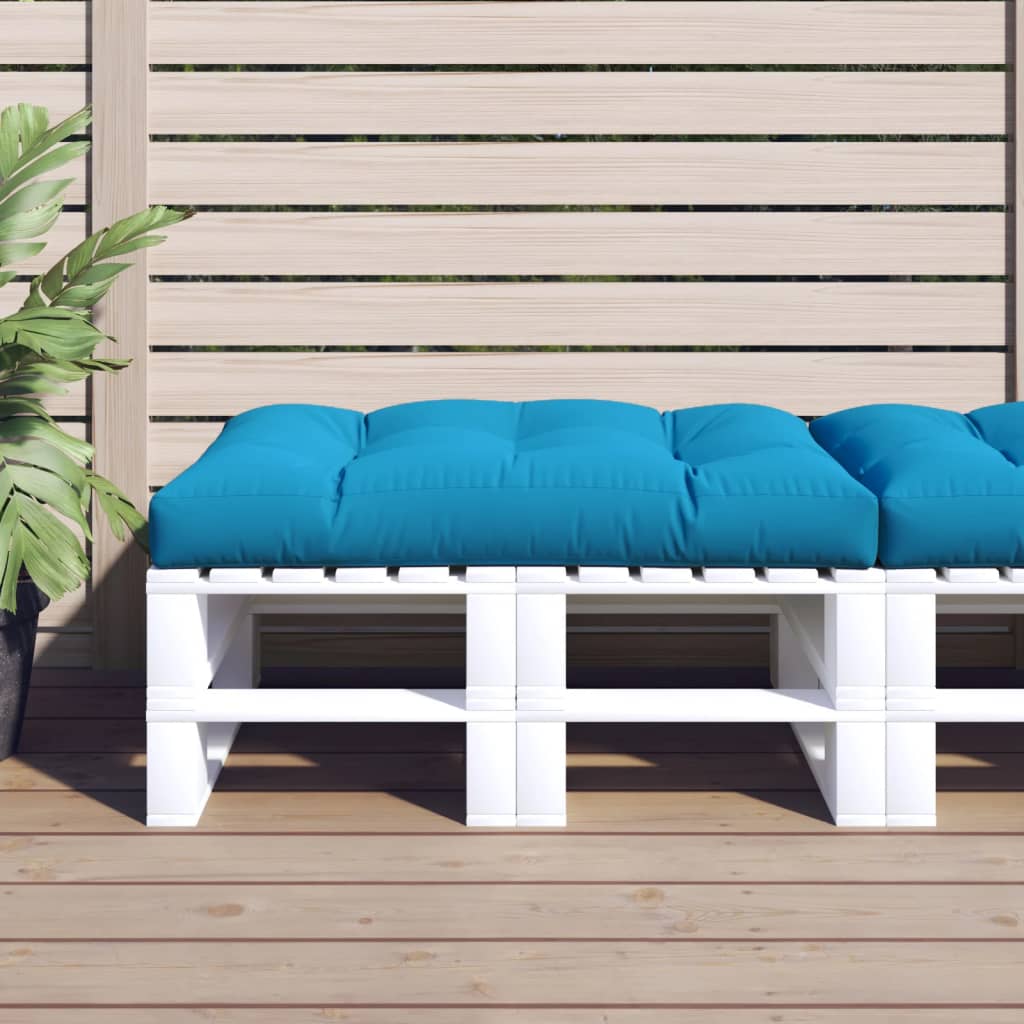 Pallet Cushion Blue 120x80x12 cm Fabric