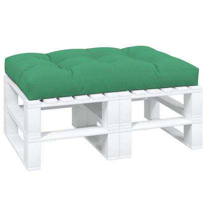 Pallet Cushion Green 120x80x12 cm Fabric