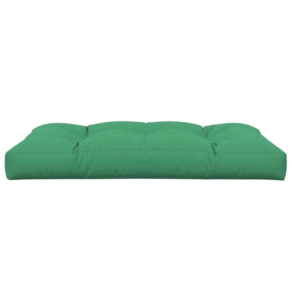 Pallet Cushion Green 120x80x12 cm Fabric