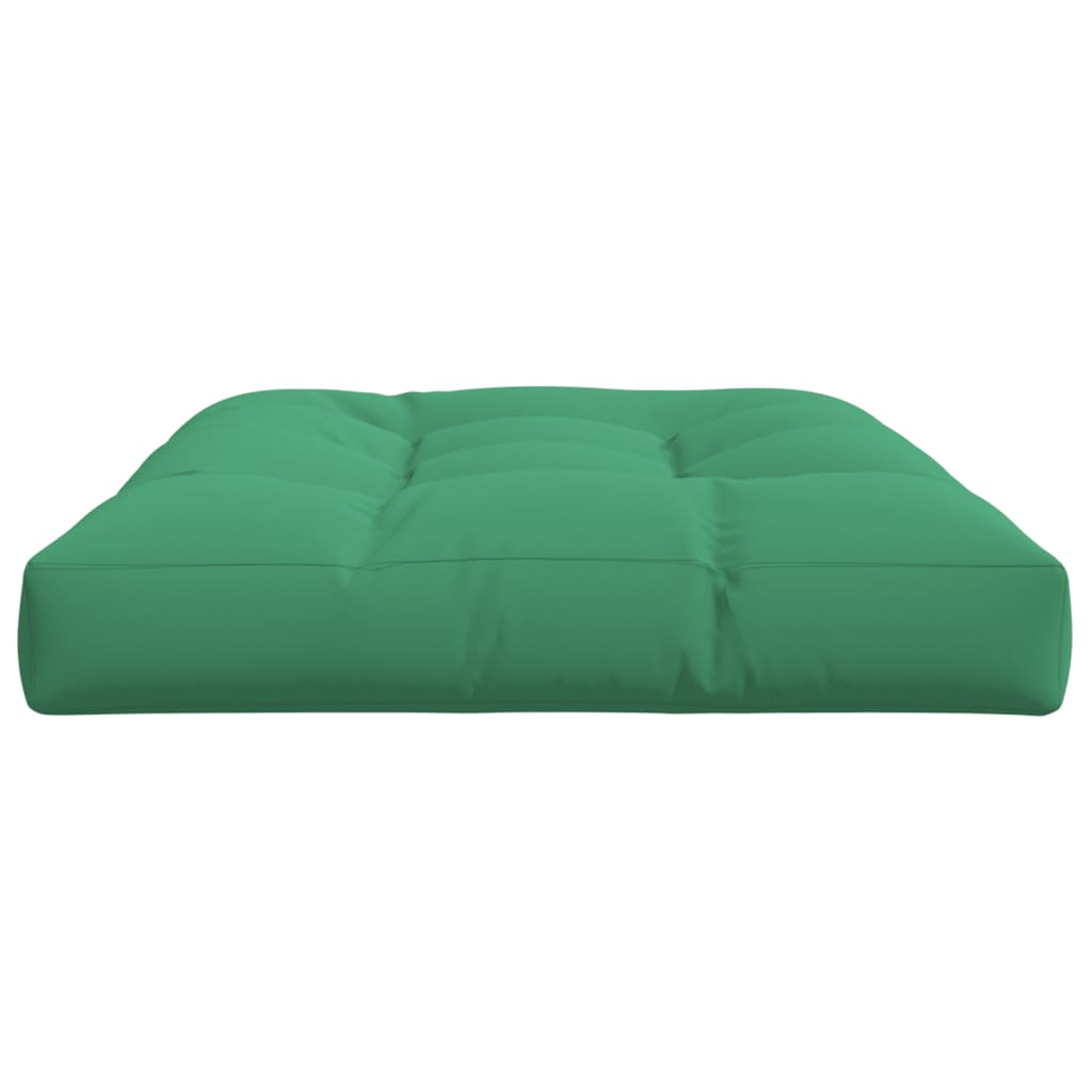 Pallet Cushion Green 120x80x12 cm Fabric
