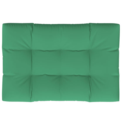 Pallet Cushion Green 120x80x12 cm Fabric