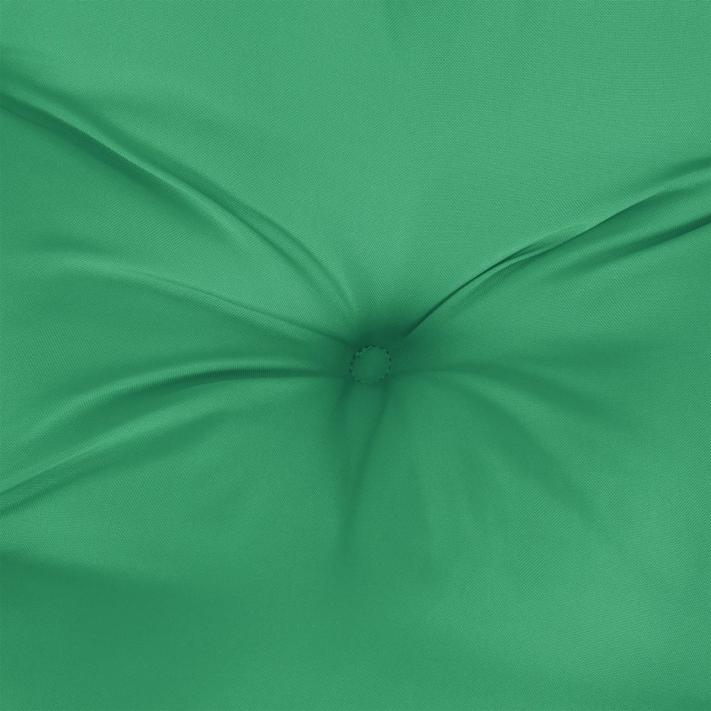 Pallet Cushion Green 120x80x12 cm Fabric