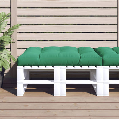 Pallet Cushion Green 120x80x12 cm Fabric