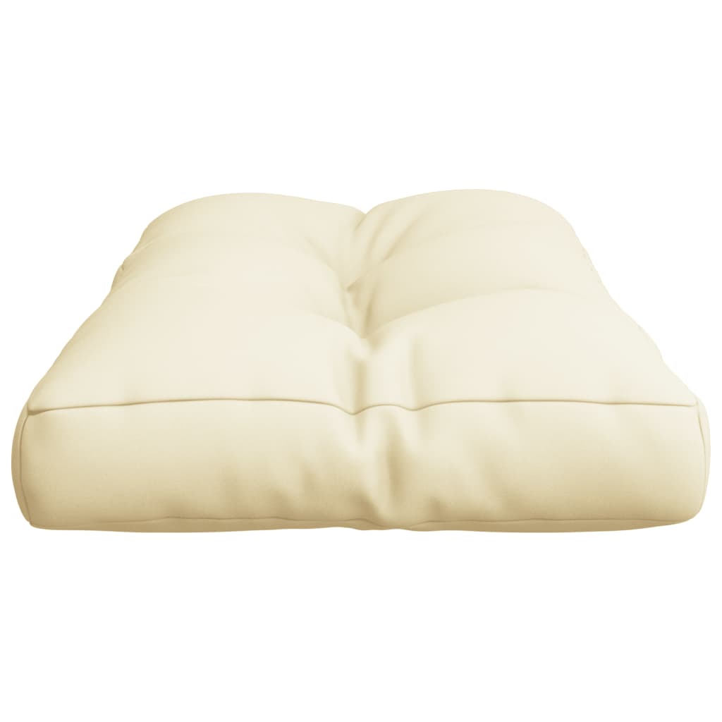 Pallet Cushion Cream 80x40x12 cm Fabric