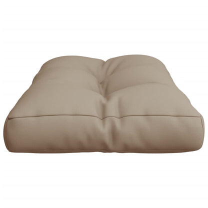 Pallet Cushion Taupe 80x40x12 cm Fabric