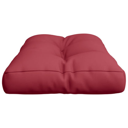 Pallet Cushion Wine Red 80x40x12 cm Fabric