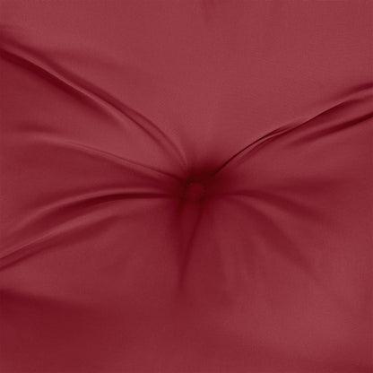 Pallet Cushion Wine Red 80x40x12 cm Fabric