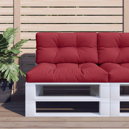 Pallet Cushion Wine Red 80x40x12 cm Fabric