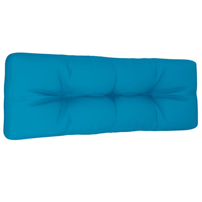 Pallet Cushion Light Blue 120x40x12 cm Fabric