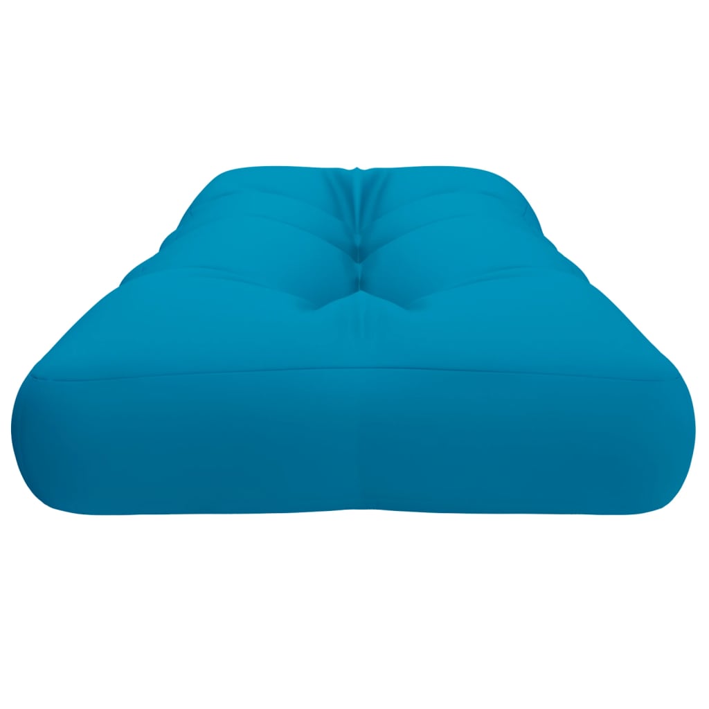 Pallet Cushion Light Blue 120x40x12 cm Fabric