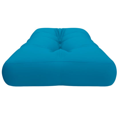 Pallet Cushion Light Blue 120x40x12 cm Fabric