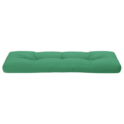Pallet Cushion Green 120x40x12 cm Fabric