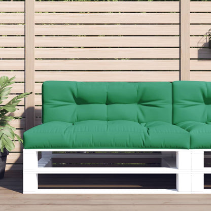 Pallet Cushion Green 120x40x12 cm Fabric