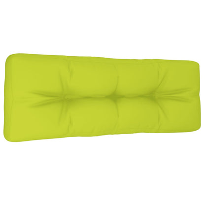 Pallet Cushion Bright Green 120x40x12 cm Fabric