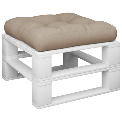 Pallet Cushion Taupe 60x61.5x10 cm Fabric