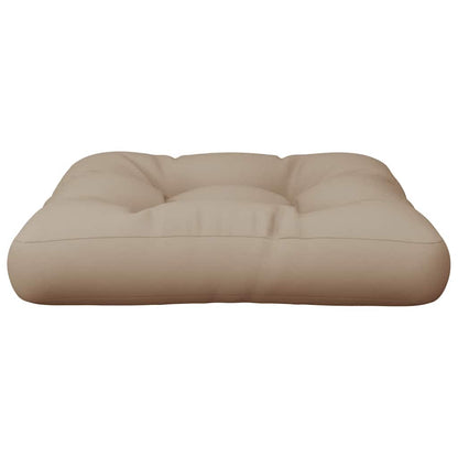 Pallet Cushion Taupe 60x61.5x10 cm Fabric