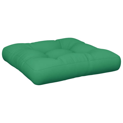 Pallet Cushion Green 58x58x10 cm Fabric