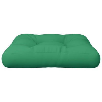 Pallet Cushion Green 58x58x10 cm Fabric