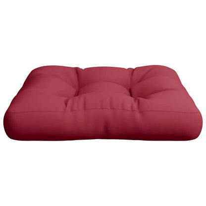 Pallet Cushion Wine Red 58x58x10 cm Fabric