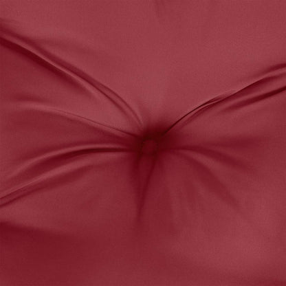 Pallet Cushion Wine Red 58x58x10 cm Fabric