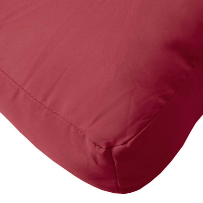 Pallet Cushion Wine Red 58x58x10 cm Fabric