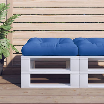 Pallet Cushion Blue 58x58x10 cm Fabric