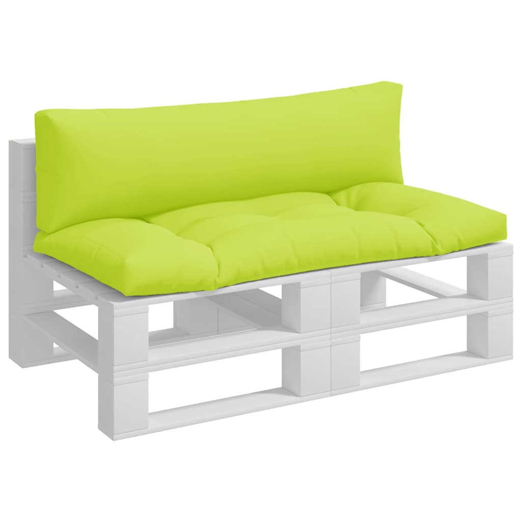 Pallet Cushions 2 pcs Bright Green Fabric