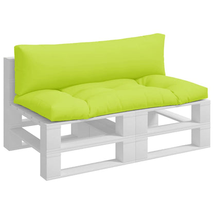 Pallet Cushions 2 pcs Bright Green Fabric