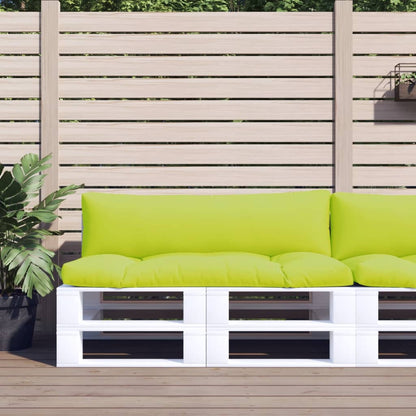 Pallet Cushions 2 pcs Bright Green Fabric