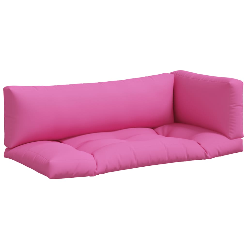 Pallet Cushions 3 pcs Pink Oxford Fabric
