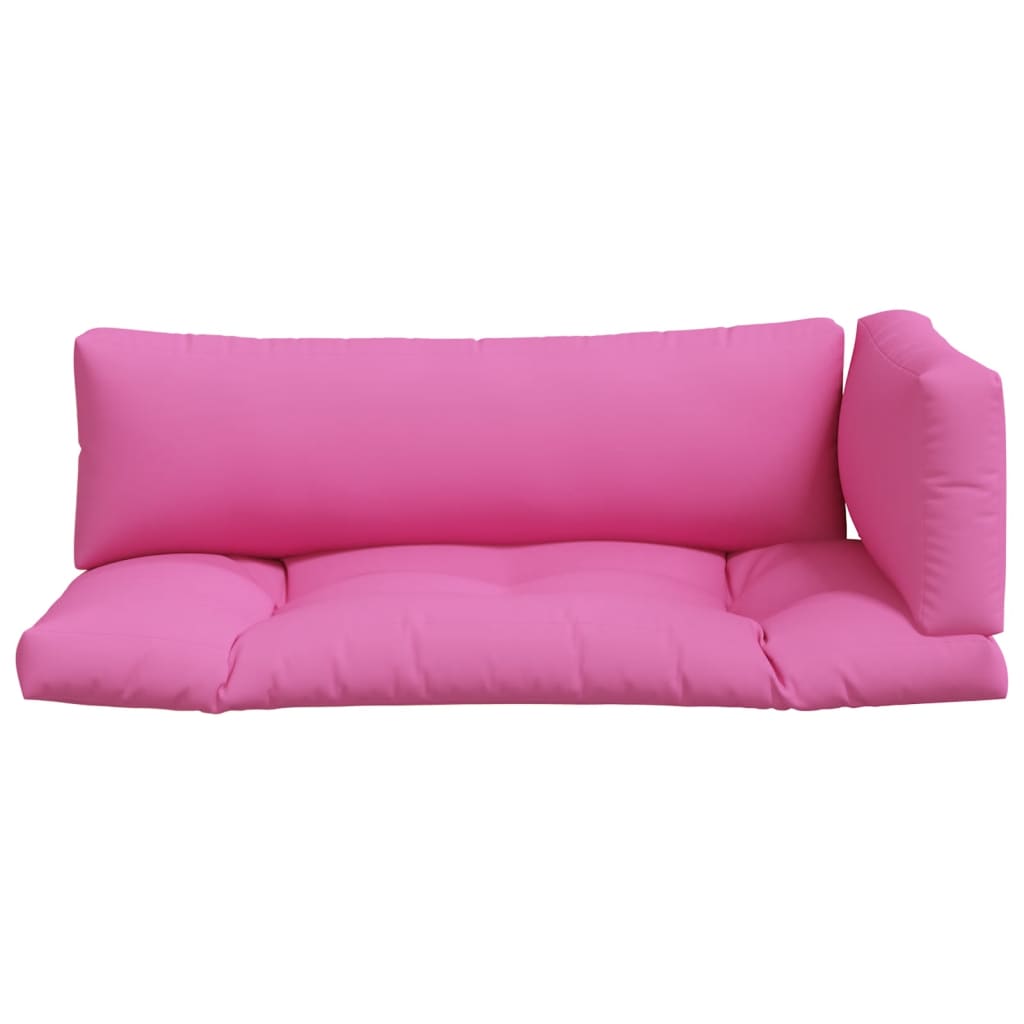 Pallet Cushions 3 pcs Pink Oxford Fabric