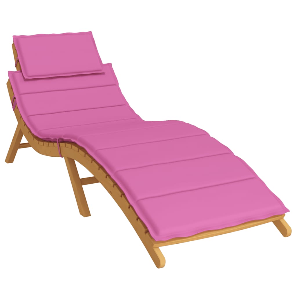 Sun Lounger Cushion Pink Oxford Fabric