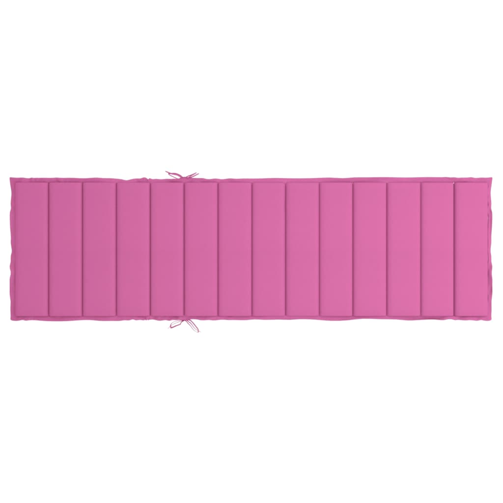 Sun Lounger Cushion Pink Oxford Fabric