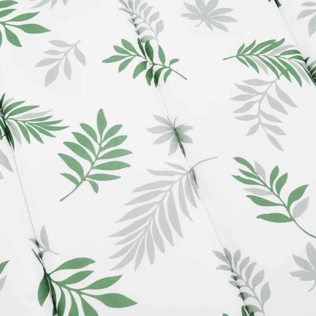 Sun Lounger Cushion Leaf Pattern Oxford Fabric