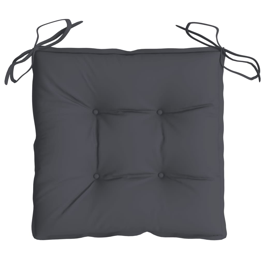 Chair Cushions 6 pcs Anthracite 15.7"x15.7"x2.8" Oxford Fabric