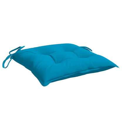 Chair Cushions 2 pcs Light Blue 15.7"x15.7"x2.8" Oxford Fabric