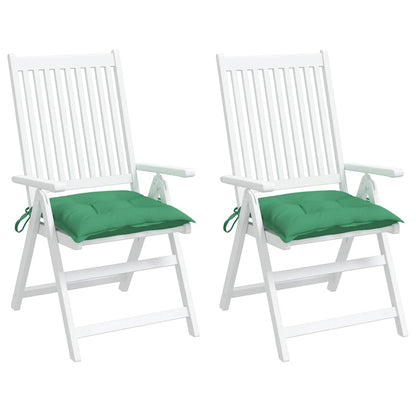 Pallet Cushions 2pcs Green 50x50x7 cm Oxford Fabric