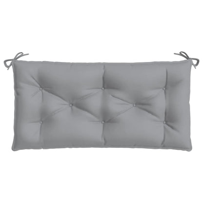 Garden Bench Cushion Gray 39.4"x19.7"x2.8" Oxford Fabric